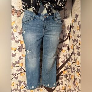 Maurices Cropped Boyfriend Jeans in Vintage Wash
